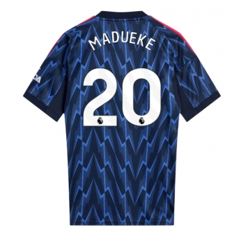 Billige Fotballdrakt Arsenal Noni Madueke #20 Replika Bortedrakt 2025-26 Kortermet